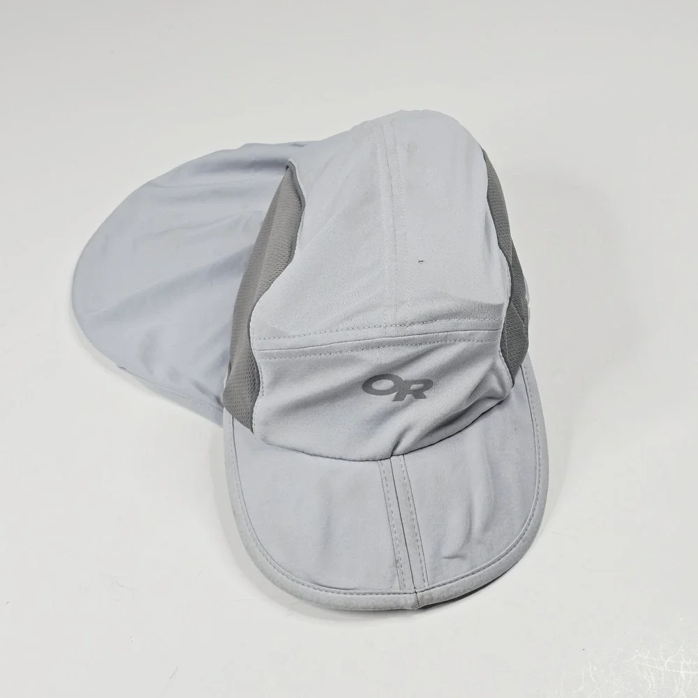 Outdoor Research Sun Runner Cap  One Size Gray UPF 40 Hiking Trail Hat